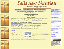 Tablet Screenshot of belleview-college.org